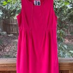 Anthropologie Edme & Esyllte Bright Pink Linen Blend Mini Dress Size 6 Photo 0