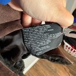 Vintage brown suede leather Penny Lane style coat Size M Photo 3