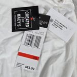 California Waves Romper Swimsuit Cover Up Drawstring Waist Arctic White XS NWT Photo 2