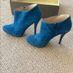 Enzo Angiolini  Vibrant Blue Heeled Boots Photo 6