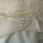 Maurice's  White Kimono Embroidered Open Front Beach Bridal Small Medium Photo 9