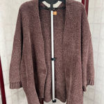 POL  Women's Brown Cardigan Sweater Photo 0