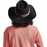 Brixton Black Wide Brim Fedora Hat Photo 1