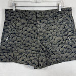 Anthropologie Level 99 Shorts 30 Green Clamshell Chino Workwear Zipped Pockets Photo 0