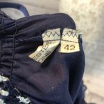 Boutique Navy crocheted beach maxi dress Zach Photo 10