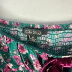City Studio XL Green Floral Bow Mini Dress Cottagecore Romantic Boho Coquette Size undefined Photo 1