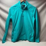 Spyder  Teal 1/4 zip pullover size medium Photo 0