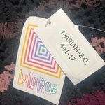 LuLaRoe Sweater Sz 2X Mariah Lose Knit Pullover Ribbed Neckline Cuffs Hem Photo 5