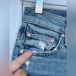 MOTHER SUPERIOR DENIM Insider crop step fray jeans in We Are Castaways blue 23 Photo 6