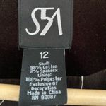 Saks 5th Avenue  Chocolate Brown Velvet Blazer - Size 12 Photo 6