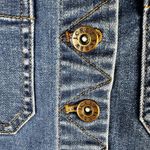 J Crew Factory Women's Button Front Denim Skirt Knee Length Blue Size 4 Photo 3