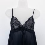 Victoria's Secret Y2K  Womens Babydoll‎ Top Size S Sheer Lace Lingerie Soft Goth Photo 1