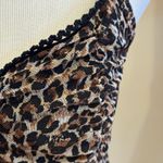 Grey Bandit NWT  Leopard Crop Top Camisole Mesh Lined Brown Black L TikTok Photo 2