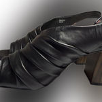 Sanctuary Black  Regal with Wooden Heel Photo 0