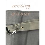 Vintage 90's Wide Leg One Piece Jumpsuit Outfit Animal Print Belted Womens M 30" Black Size M Photo 2