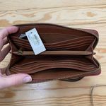 Fossil New Patchwork Zip Around Wallet Clutch Leather RFID Blocker Slots Purse Photo 4