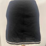 Moda International Silk  Knit Cashmere Mini Skirt Black   Size Small Photo 4