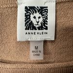 Anne Klein  Women's Brown Puff‎ Sleeve Cashmere Blend Pullover Sweater Size M Lux Photo 8