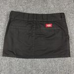Dickies Vintage Y2K Women's Mini Skirt Size 1 Black Emo Grunge Goth Made In USA Photo 3