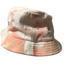 Coca-Cola Coke Cola women's peach tie dye bucket hat with rainbow Photo 4