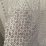 White House | Black Market  white lace dress / eyelet white dress Photo 3