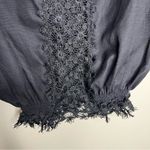 Peixoto Womens Size S Black Lace‎ Trim V Photo 5
