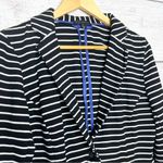 Willi Smith Black & White Striped Blazer Jacket Size 8 Photo 2