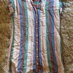 Madewell  linen blend shirt dress small Photo 0