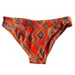 H&M   Neon Orange Aztec Bikini Bottom Size 4 Photo 3