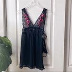 Seductivewear by Cinema Etoile Black Lace Teddy Lingerie Floral Embroidery NWT S Photo 1