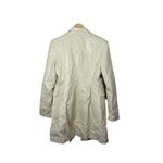 Avec Les Filles Women’s Leather Blazer Dress in Cream Size M Photo 11