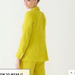 J.Crew Drapey long Parke blazer in cupro blend BG324 Photo 2