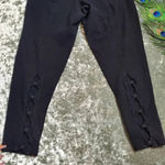 Torrid  Black Crop Bow Back Leggings Photo 7