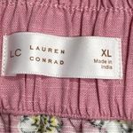 LC Lauren Conrad xl Pink Floral midi Maxi three tier flare Skirt Photo 1