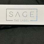 Sage  The Label Beloved Pointelle Halter Mini Dress Crochet Large New Beachy Photo 11