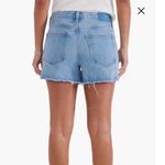 Savana Paneled Relaxed Raw Hem Denim Shorts
Size 24 NWT organic fiber Blue Photo 3