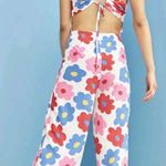 Anthropologie Glamorous Care Bright Floral Sleeveless Jumpsuit Size 4 Photo 2
