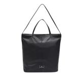 London Fog Elegant Black Vegan Leather Tote  Photo 1