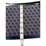 Dooney & Bourke  Slim Zip Top Shoulder Bag Lightweight Vintage Dark‎ Blue Photo 4