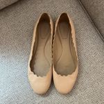 Chloé Chloe Lauren‎ Scalloped Ballet Flat in Cream Size 37 Photo 1