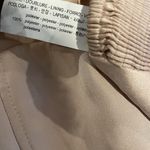 ZARA  Corset Womens Small Satin Cropped Light Pink Beige Sleeveless Smocked Zip Photo 3