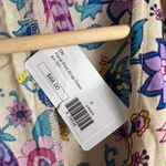 Fashion Fuse  Cream Floral Bird Print Short Sleeve Wrap Midi Dress Size Small Photo 7