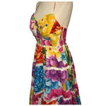 Farm Rio Floral Cut-Out Midi Dress Size Small 100% Cotton | Sold Out Online | Photo 6