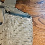 Deux Lux Anthropologie Green Woven Slouchy Large Handbag 11x18 Photo 10