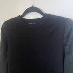 Nikka K Sweater Medium Womens Black Academia Sheer Lace Sleeves Career Holiday Photo 3