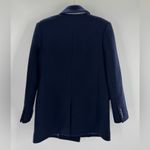 Madewell Women's Oversized Tuxedo Coat Italian Wool In Deep Indigo Size 00 Photo 2