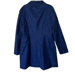 Pendleton  Water Repellant Rain Coat Women's Royal Blue Polka Dot Lining Medium Photo 1