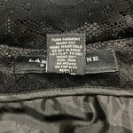 Larry Levine Stretch Black Layered Lace Skirt with Back Slit Sz 16 Office Work Photo 4