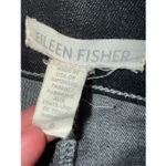 Eileen Fisher Black Denim not distressed stretchy organic cotton blend jeans siz Photo 4