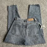 PacSun High Rise Straight Denim Jeans Women's Size 23 Blue Button-Fly Distressed Photo 3